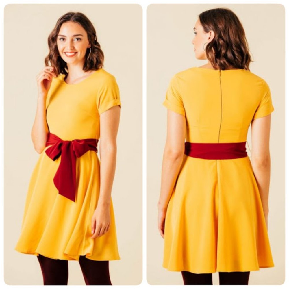 NWT Harkel Yellow Mellow Dress